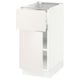 SEKTION / MAXIMERA Gabinete bajo 1 puerta 1 cajón, blanco/Veddinge blanco, 38x61x76 cm