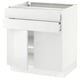 SEKTION / MAXIMERA Gabinete bajo 2 puertas 2 cajones, blanco/Ringhult blanco, 76x61x76 cm