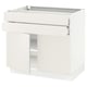 SEKTION / MAXIMERA Gabinete bajo 2 puertas 2 cajones, blanco/Veddinge blanco, 91x61x76 cm