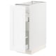 SEKTION / MAXIMERA Gabinete bajo extraíble, blanco Enköping/blanco efecto madera, 31x61x76 cm