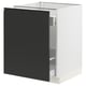 SEKTION / MAXIMERA Gabinete bajo extraíble, blanco/Upplöv Carbón mate, 61x61x76 cm