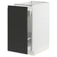 SEKTION / MAXIMERA Gabinete bajo extraíble, blanco/Upplöv Carbón mate, 38x61x76 cm