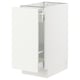 SEKTION / MAXIMERA Gabinete bajo extraíble, blanco/Vallstena blanco, 38x61x76 cm