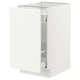 SEKTION / MAXIMERA Gabinete bajo extraíble, blanco/Vallstena blanco, 46x61x76 cm