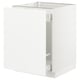 SEKTION / MAXIMERA Gabinete bajo p/bote basura 1 prta, blanco/Axstad blanco mate, 61x61x76 cm
