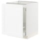 SEKTION / MAXIMERA Gabinete bajo p/bote basura 1 prta, blanco Enköping/blanco efecto madera, 61x61x76 cm