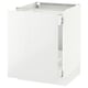 SEKTION / MAXIMERA Gabinete bajo p/bote basura 1 prta, blanco/Ringhult blanco, 61x61x76 cm