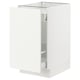 SEKTION / MAXIMERA Gabinete bajo p/bote basura 1 prta, blanco/Vallstena blanco, 46x61x76 cm