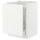 SEKTION / MAXIMERA Gabinete bajo p/bote basura 1 prta, blanco/Vallstena blanco, 61x61x76 cm