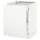 SEKTION / MAXIMERA Gabinete bajo p/bote basura 1 prta, blanco/Voxtorp blanco mate, 61x61x76 cm