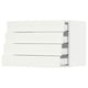 SEKTION / MAXIMERA Gabinete de pared 4 cajones, blanco/Vallstena blanco, 76x37x51 cm
