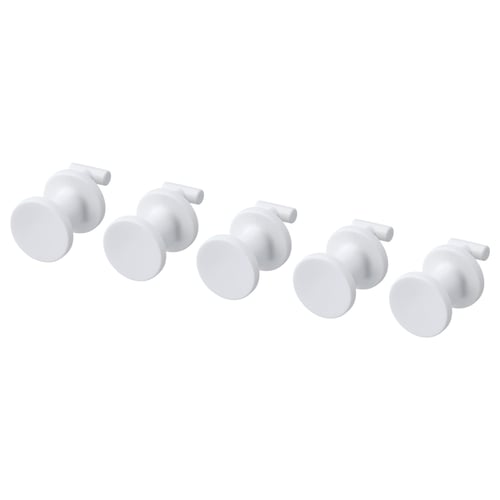 SKÅDIS Gancho, blanco, 19 mm