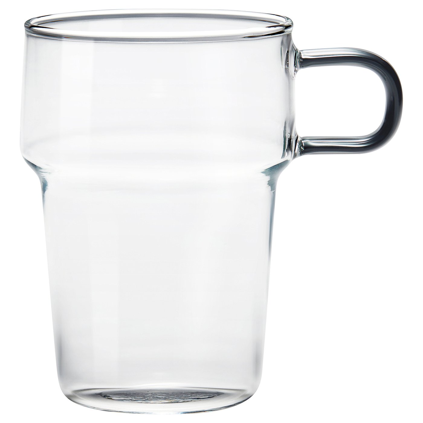 SKINNFISK Vaso con asa, vidrio incoloro, 35 cl