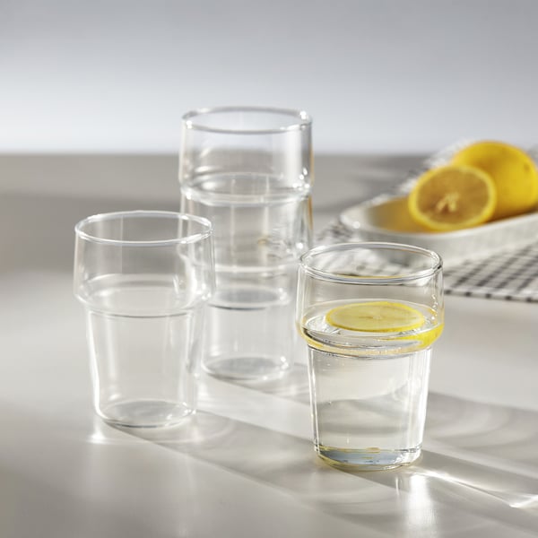 SKINNFISK Vaso, vidrio incoloro, 35 cl