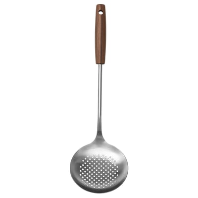 SLITSTARK Espumadera, ac inox/nogal