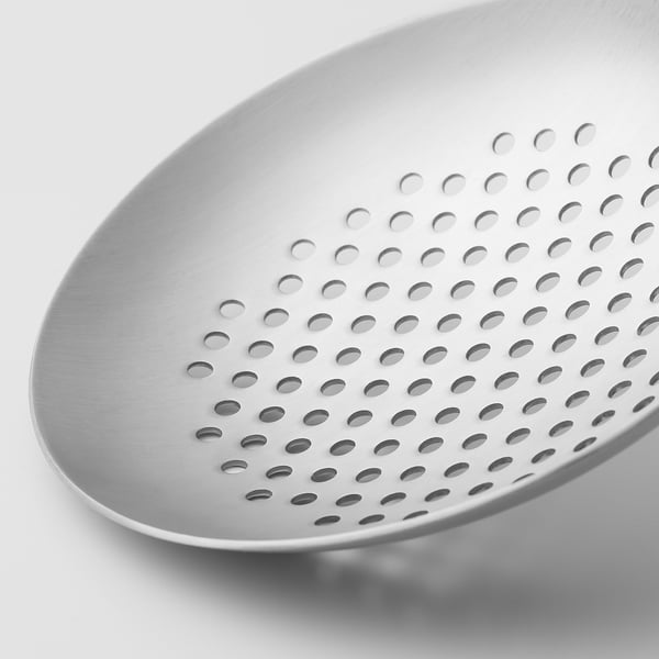 SLITSTARK Espumadera, ac inox/nogal