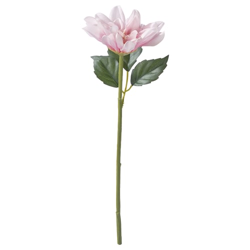 SMYCKA Flor artificial, int/ext/Dalia rosa, 30 cm