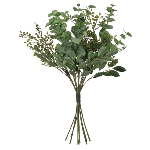 SMYCKA Ramo artificial, int/ext eucalipto/verde, 60 cm