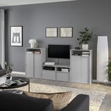 SPIKSMED Mueble de TV con almacenaje, 216x32x97 cm