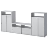 SPIKSMED Mueble de TV con almacenaje, 216x32x97 cm