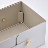 SPINNROCK Caja c/compartimentos, blanco, 25x16x10 cm