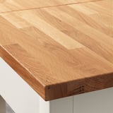 STENSTORP Carrito de cocina, blanco/roble, 45x43x90 cm