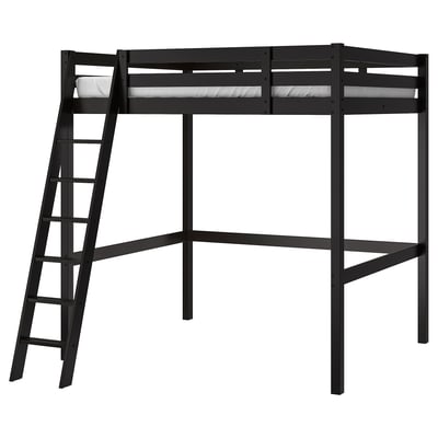 SAGSTUA Base de cama, negro, Queen - IKEA Mexico