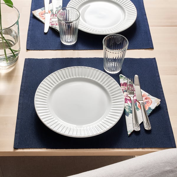 STRIMMIG Plato, blanco, 27 cm