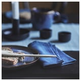 SVARTSENAP Servilleta, turquesa claro/azul-verde oscuro, 35x35 cm