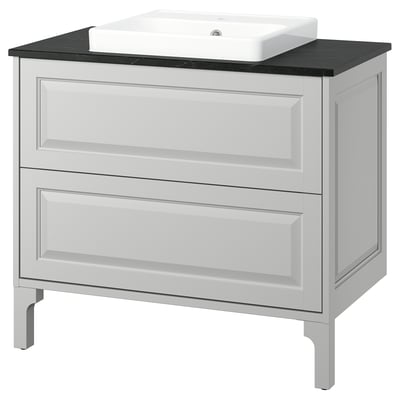 TÄNNFORSEN / ORRSJÖN Mueble de lavabo con cajones/lavabo
