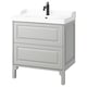 TÄNNFORSEN / RUTSJÖN Mueble de lavabo con cajones/lavabo