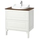 TÄNNFORSEN / RUTSJÖN Mueble de lavabo con cajones/lavabo