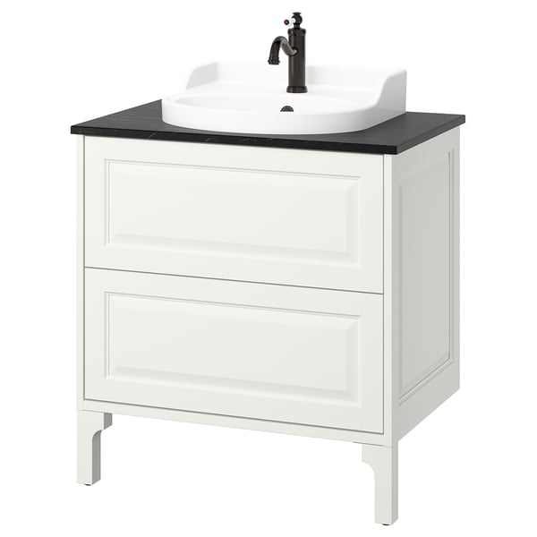 TÄNNFORSEN / RUTSJÖN Mueble de lavabo con cajones/lavabo