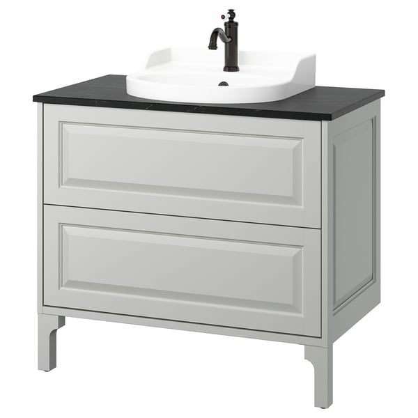 TÄNNFORSEN / RUTSJÖN Mueble de lavabo con cajones/lavabo