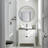 TÄNNFORSEN / RUTSJÖN Mueble de lavabo con cajones/lavabo
