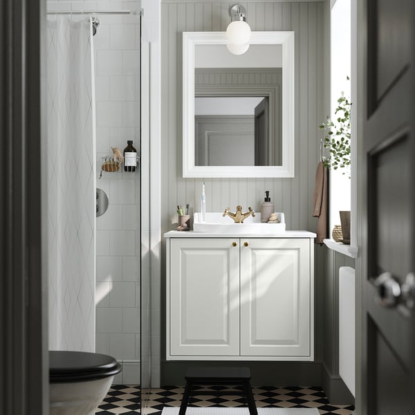 TÄNNFORSEN / RUTSJÖN Mueble de lavabo con cajones/lavabo