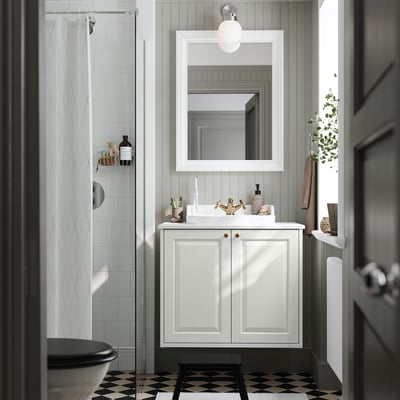 TÄNNFORSEN / RUTSJÖN Mueble de lavabo con cajones/lavabo