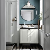 TÄNNFORSEN / RUTSJÖN Mueble de lavabo con cajones/lavabo