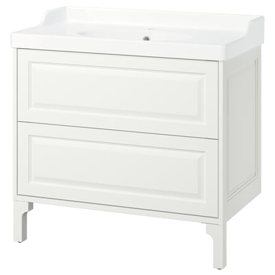 TÄNNFORSEN / RUTSJÖN Mueble de lavabo con cajones/lavabo