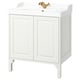 TÄNNFORSEN / RUTSJÖN Mueble de lavabo con puertas/lavabo