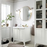 TÄNNFORSEN / RUTSJÖN Mueble de lavabo con puertas/lavabo