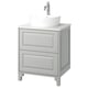 TÄNNFORSEN / TÖRNVIKEN Mueble de lavabo con cajones/lavabo