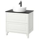 TÄNNFORSEN / TÖRNVIKEN Mueble de lavabo con cajones/lavabo
