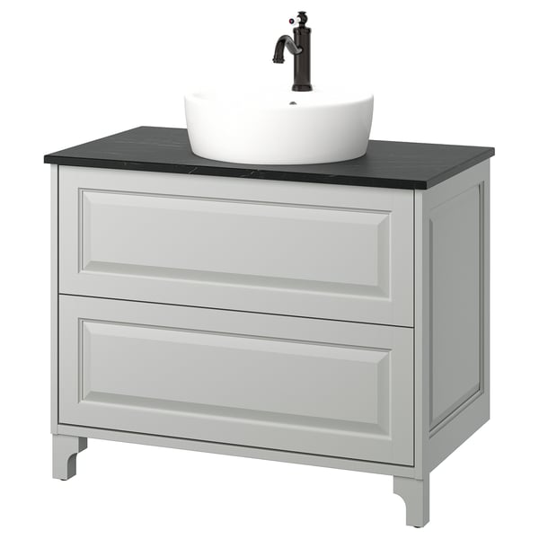 TÄNNFORSEN / TÖRNVIKEN Mueble de lavabo con cajones/lavabo