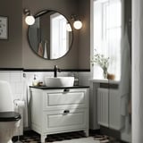 TÄNNFORSEN / TÖRNVIKEN Mueble de lavabo con cajones/lavabo