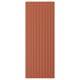 TERRSJÖ Panel lateral, rojo-café motivo de ondas, 39x103 cm