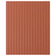TERRSJÖ Panel lateral, rojo-café motivo de ondas, 63x76 cm