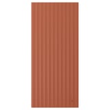 TERRSJÖ Puerta, rojo-café motivo de ondas, 46x102 cm