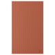 TERRSJÖ Puerta, rojo-café motivo de ondas, 61x102 cm