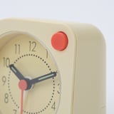 TJINGA Reloj despertador, amarillo claro, 8x8 cm